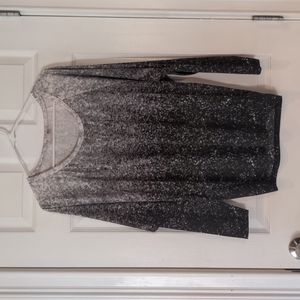 Michael Kors Faux Sequin Gray Ombre Top
